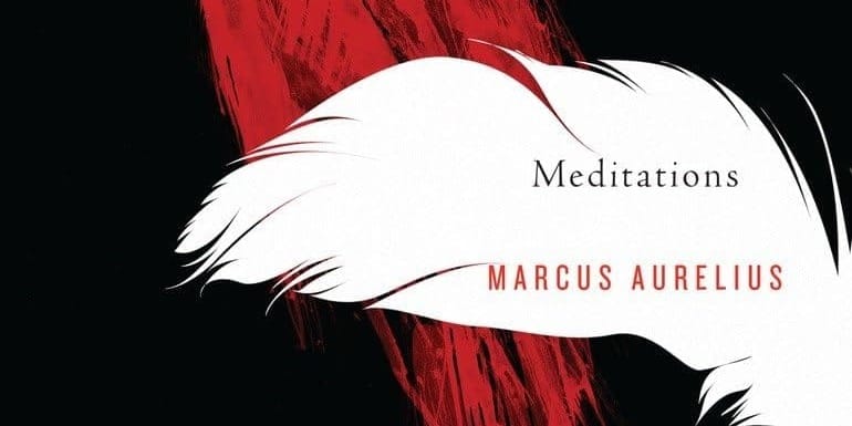 Meditations by Marcus Aurelius Book Cover