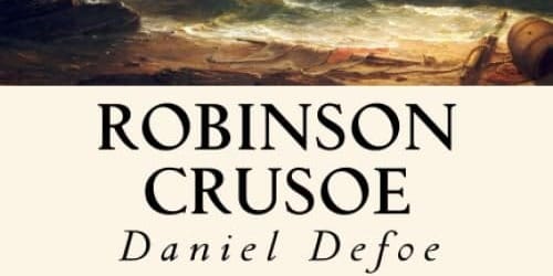 Robinson Crusoe by Daniel Defoe Book Cover