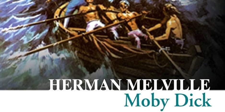 Moby-Dick by Herman Melville Book Cover