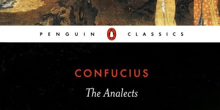 The Analects by Confucius Book Cover