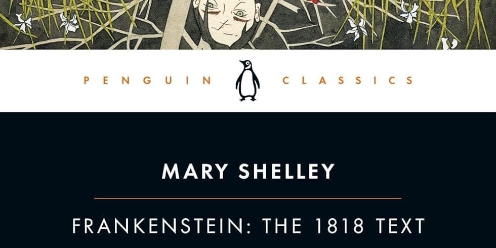 Frankenstein by Mary Shelley Book Cover