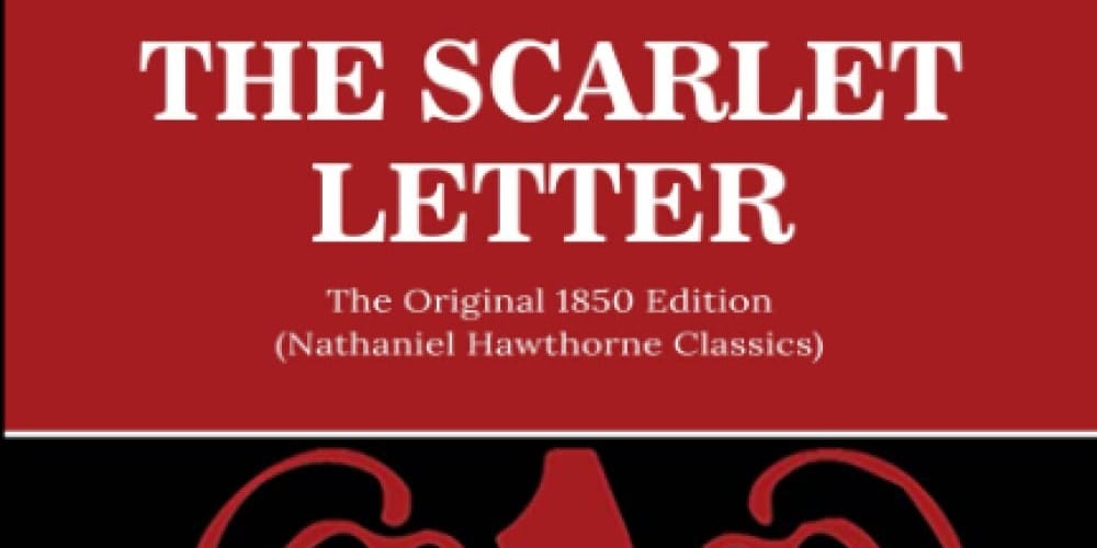 The Scarlet Letter by Nathaniel Hawthorne Book Cover