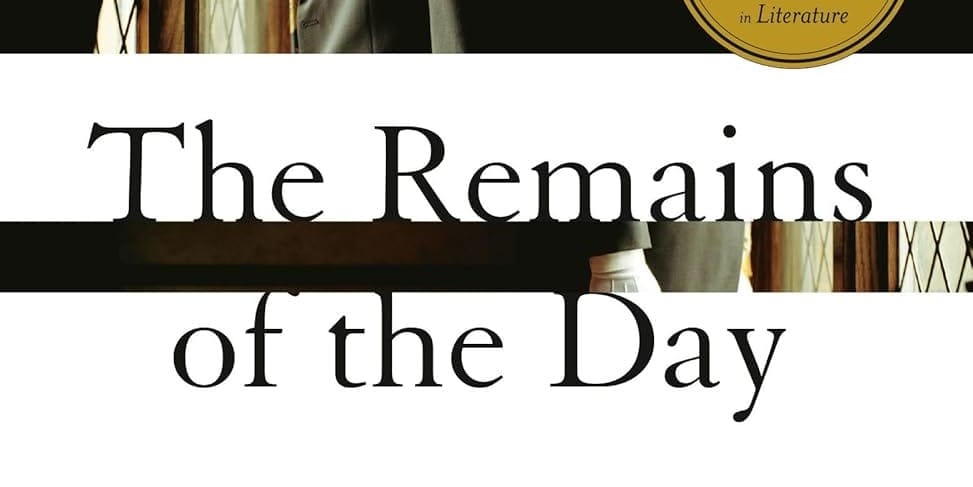 The Remains of the Day by Kazuo Ishiguro Book Cover