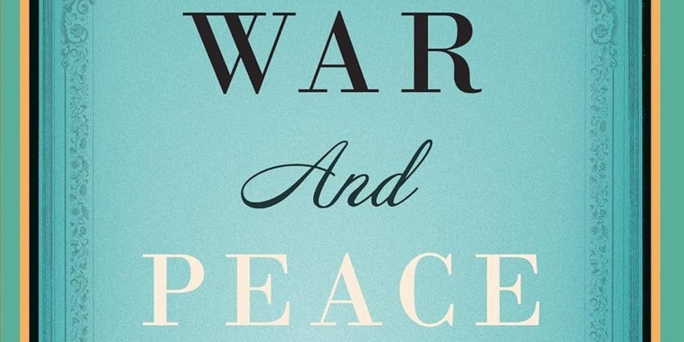 War and Peace by Leo Tolstoy Book Cover