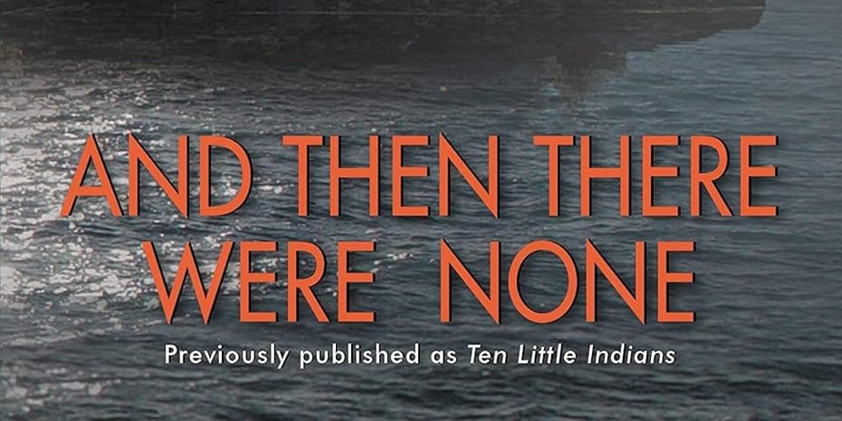 And Then There Were None by Agatha Christie Book Cover