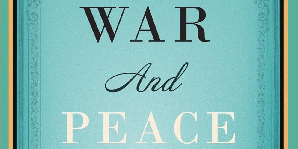 War and Peace by Leo Tolstoy Book Cover